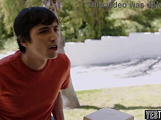 Therapist turns teen gf couples session into wild threesome fuck fest.