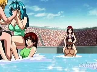 stepsister's first cock taste blows her hentai mind away?