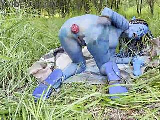 avatar monika fox prolapses ass fisting huge dildo pussy squirt forest!!