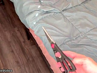 Step bro spies then stuffs huge cock deep in step sis wet holes