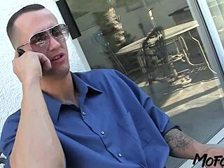 Mofozocom 18-Year-Old Amateur Bounces On Daddy's Monster Cock