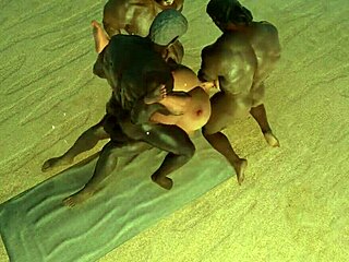 Ready for this Japanese slut's BBC gangbang pounding her tight ass?