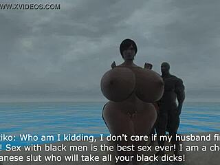 Ready for this Japanese slut's BBC gangbang pounding her tight ass?