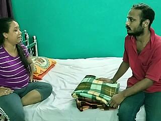 young sales boy bends bhabhi over for dirty doggystyle creampie fuck with clear audio