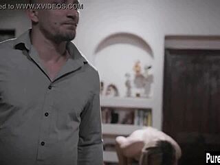 Hey teen, your crazy stepdad's punishing that sexy blonde body before hardcore fucking starts?