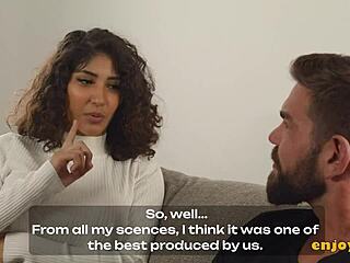 brunette hottie loves rough fuck with hairy pussy cum