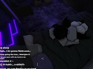 cute roblox girl soulfucked hard by big ass succubus demon