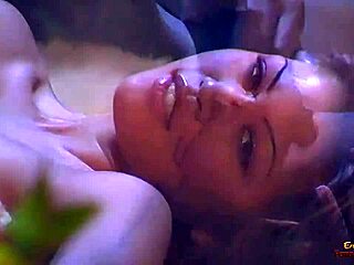 See her rubbing Asian clit outdoors? Hunk craves banging her wet pussy!