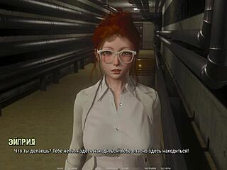 acrobatic nerd teen rides monster cock outdoors glasses ripped clothes orgasm