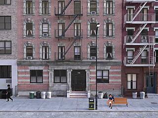 in kink maker 5, spencer blasts hot cum across paige's pretty face during hentai game play.