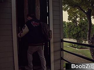 Fit Blonde Milf with Perfect Body Hunts Young College Cock