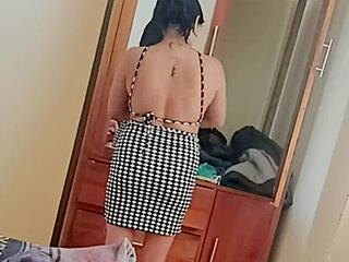 invited my innocent uni friend to motel... she loved her first ANAL only!