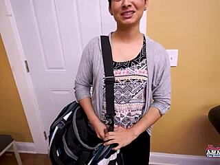 my needy pussy's getting pounded deep by that huge cock till jizz facial explosion!