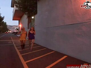 hey these blonde lesbians are strapon fucking so hot right?