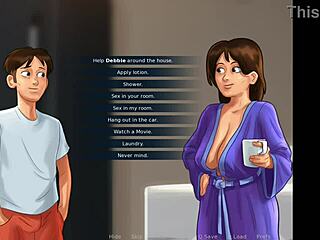 Stepmom Sucks Son in Car Summer Fuck