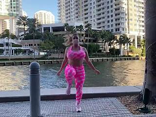 insatiable bbw flaunts hot ass in hollywood then rides rome majors massive cock