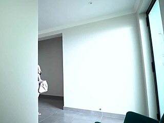 Hey stepson, you asleep while stepmom strokes your cock close-up?