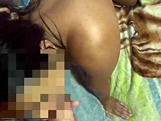 Homemade Brazilian Wife's Lingerie Gaping Fuck by Young Monster Cock!