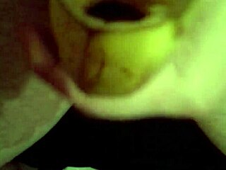 retro blue films close-up banana masturbation play with juicy food action