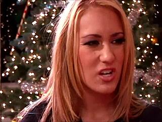 daphne rosen double penetrated hard by hung cocks in christmas fuckfest