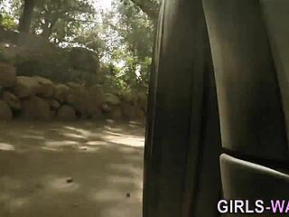 Watch these cute babes in heels tribbing and fingering each other wildly