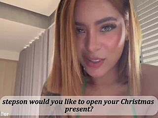 merry christmas stepson! fulfill your fantasy filling mommy's big ass with creamy milk today