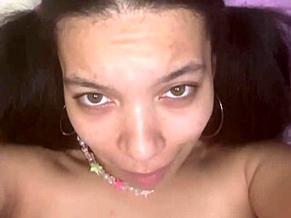 Tiny 18yo Mixed Slut Fingers Pussy for Your Eyes