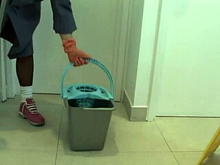 Cleaning Lady's Passionate Blowjob Leads To Deep Fuck