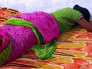 DesiHotCouple Indian Wife Boobs Pressed Doggy In Village Bedroom