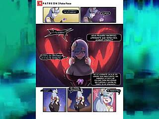 Gangbang Chaos Engulfs Willing Comic Slut Deep