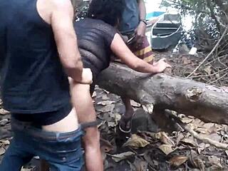Wife Fucked by Strangers in Outdoor Woods Where It All Began