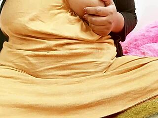 friend's sister teases with her big boobs up close