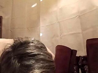 omg french slave licks boots like a desperate whore homemade pov 😈👅🥾 total bdsm humiliation bent over