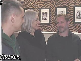 Heart-Pounding Coco de Wit Anal Threesome in Swinger Club with Real Husband Choking and Gaping