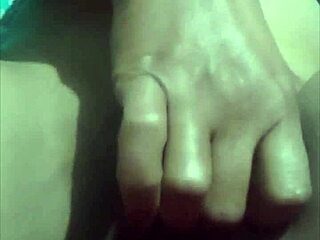 close up tongue licks juicy chut deep