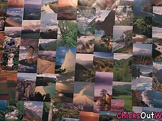 skinny australian babe rubs hairy pussy and toys solo