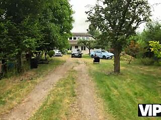 babe pierced nipples tattoos spreads legs fucked hard monster cock forest outdoors