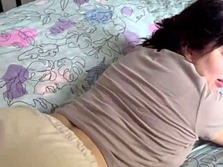 creampie that bent-over latina milf's big ass and tits doggystyle