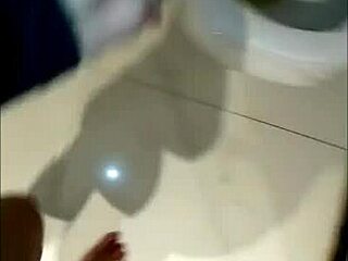 Big-Ass Brunette Pissing Ejaculates with TS