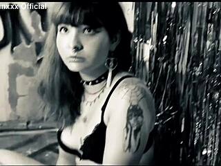 Watch this latina goddess dominate with her small bare feet making him lick toes in total submission tickle fetish