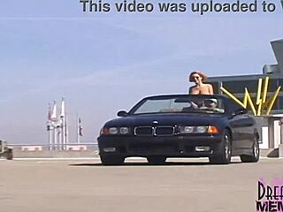 Florida Hooters Girl Mindy Risks It All Flashing Enormous Tanned Juggs Outdoors