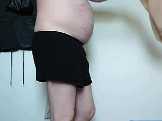 yo carmen nylonjunge slips into full body nylons—feet fetish heaven homemade