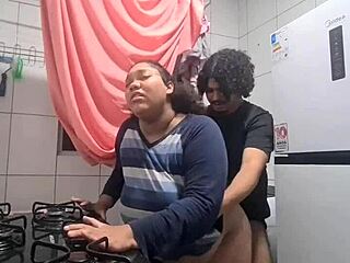 Step-mom, i can't stop staring at your huge ebony tits and fat ass—come ride my cock now?