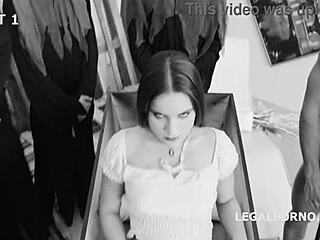 Rough Lesbian Gangbang Rips Clothes in Vampire Orgy