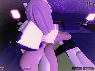 Fucking My First Fan in Roblox Condo