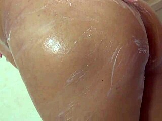 Asian Ladyboy Pops Ass While Yanking Hard Tranny Cock in Crossdressing Frenzy