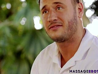 Carolina Sweets trembles with passion in outdoor missionary pounding after oiled massage.