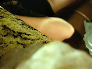 Huge BBW Tits in Hidden Cam Blowjob Swallows Massive Cum Load!