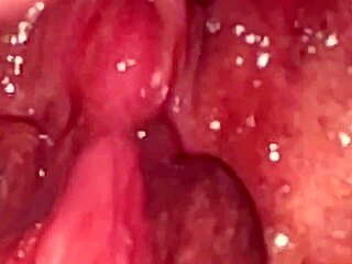 How's this shaved pink pussy look 132 days post-virginity with amateur couple licking wet?