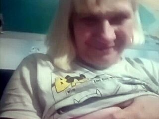 Whoa, check out this big milf with her massive fat tits bouncing